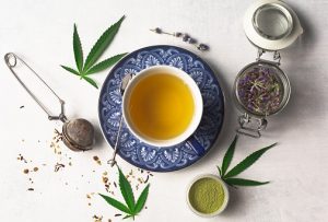 fleur de CBD sous forme d’infusion