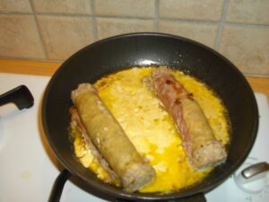 Andouille cuite à la poêle