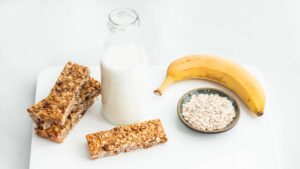Barre céréalière lait