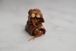 Barre chocolatée aux fruits secs