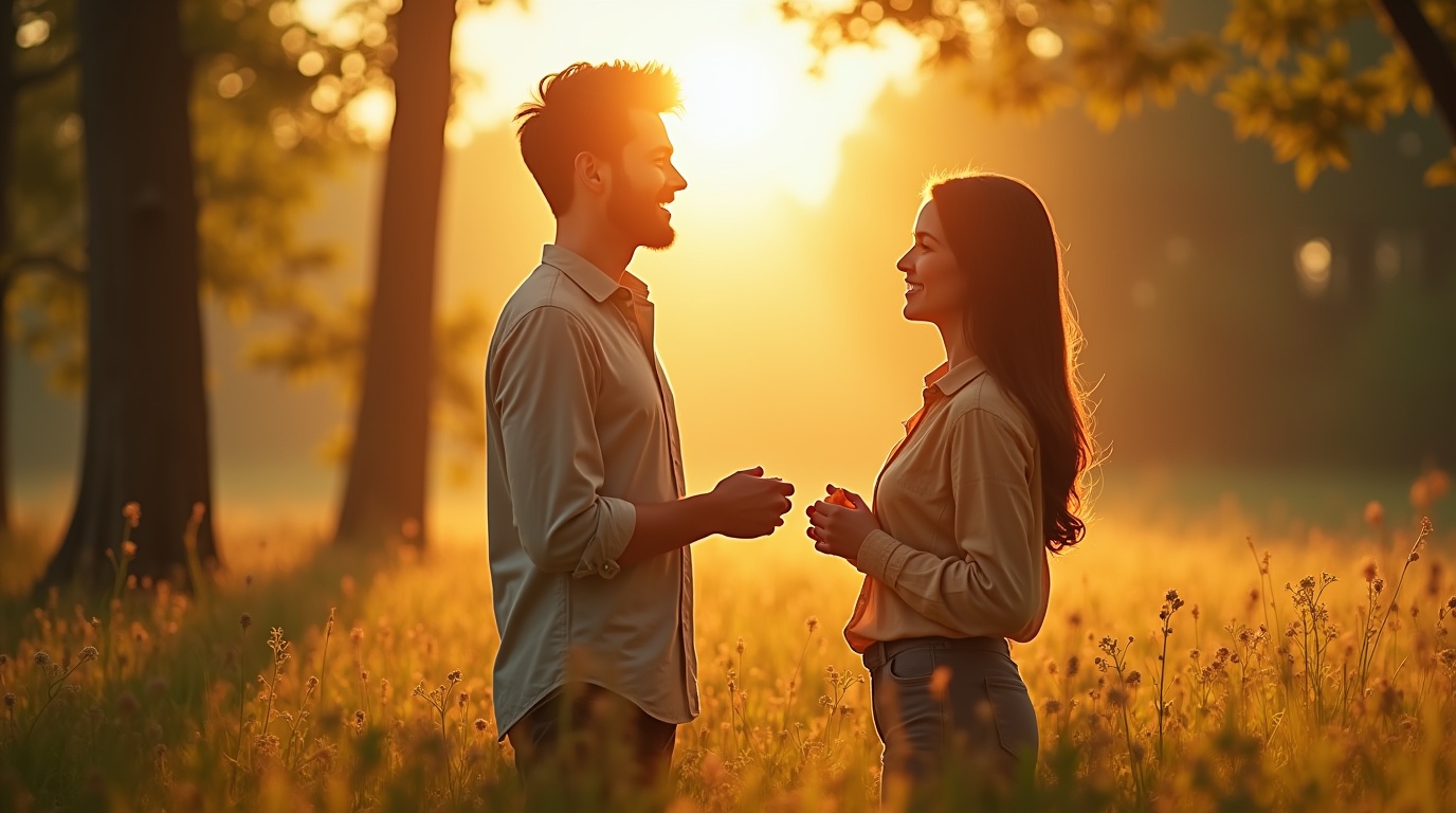Hommes et femmes discutent des bienfaits du zinc pour les hormones sexuelles dans un cadre naturel.